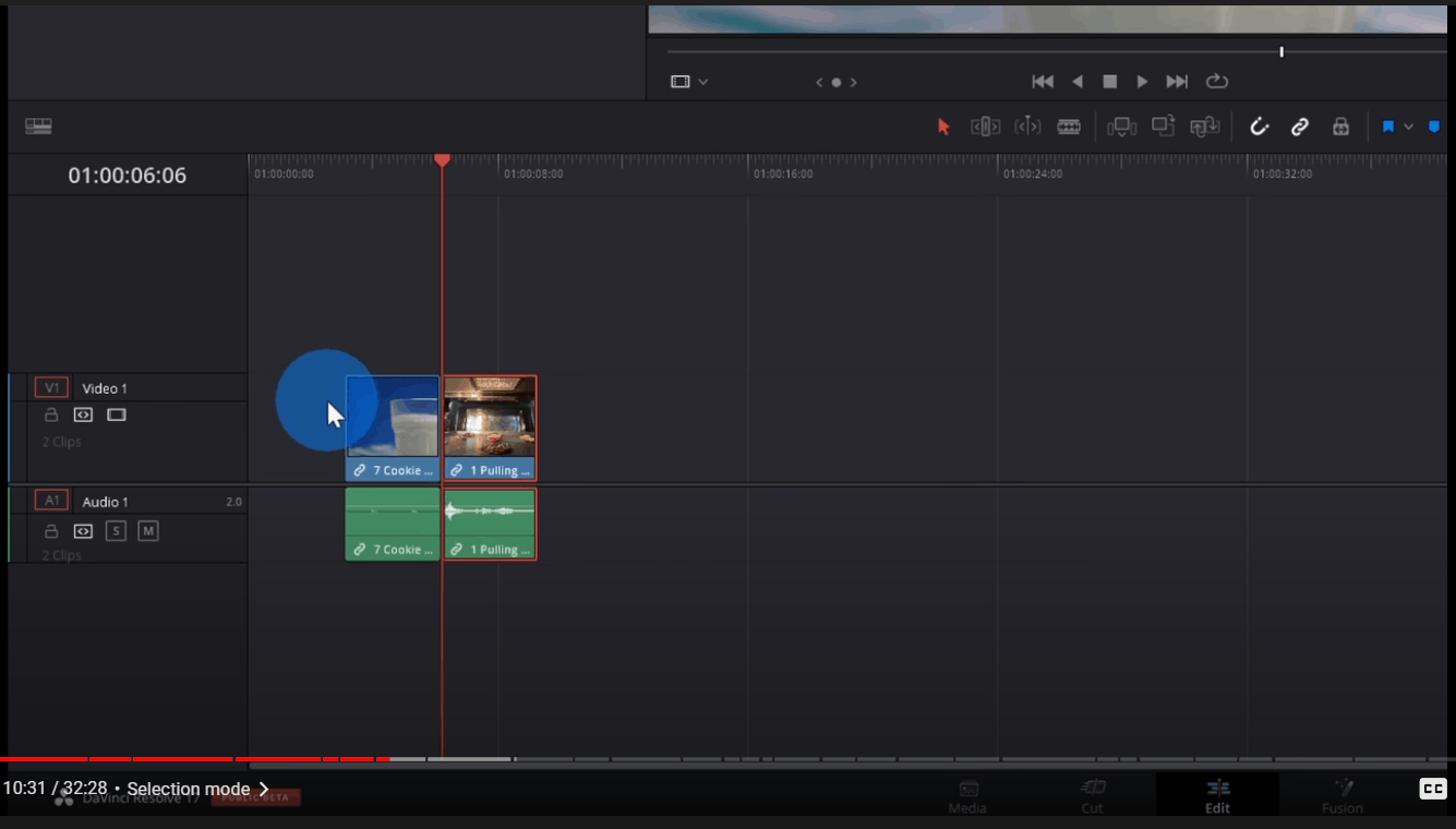 Davinci Resolve 17 Gap When You Move A Clip Without Pressing Ctrl Shift