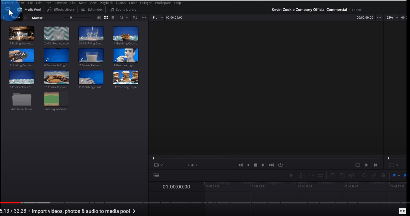 Davinci Resolve 17 Shrink Size Of Media Pool